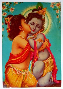 ラダ・クリシュナ Painting - ラダ・クリシュナ 43 ヒンドゥー教